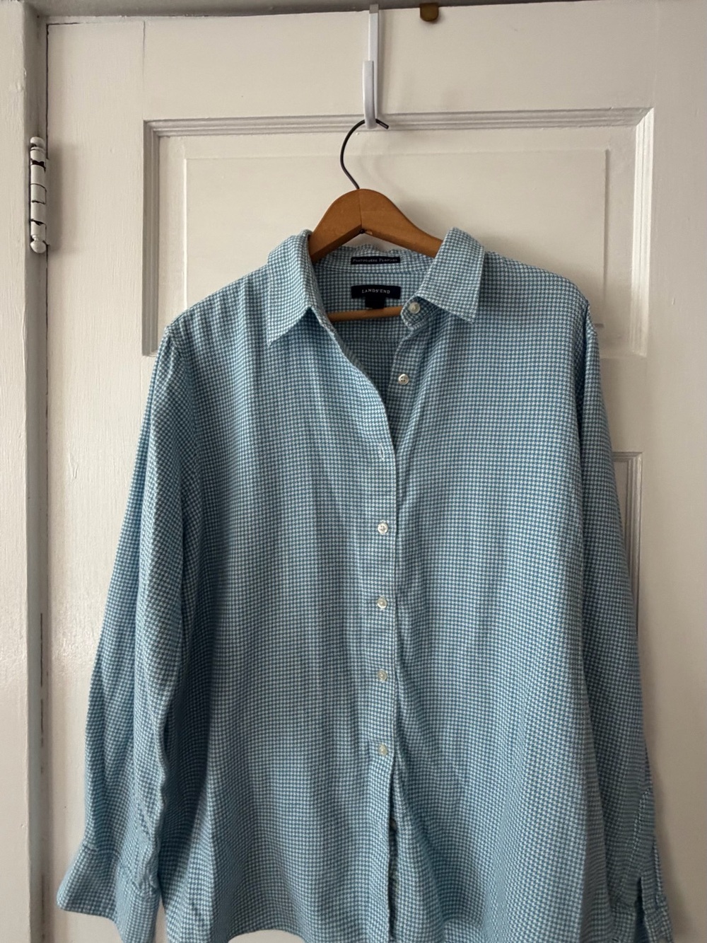Portuguese Flannel Shirt XL 18-20 Light Blue